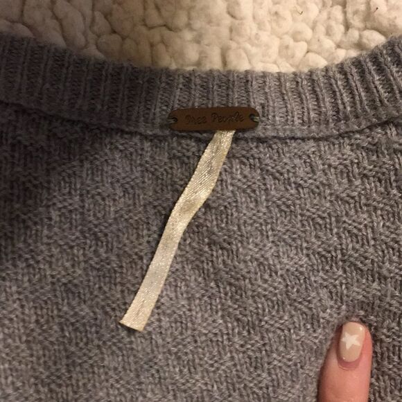 Free People Voluminous Fair Isle Sweater Size Small/medium - Picture 7 of 7